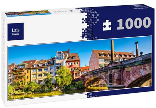 Lais Puzzle Nürnberg, Deutschland Altstadt an der Pegnitz 1000 Teile Panorama