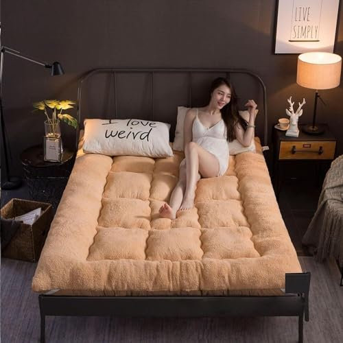 Japanese Floor Mattress Futon Mattress - Tatami Mat Sleeping Mattress, Foldable Sofa Bed, Single Double Folding Floor Mattress, Portable And Versatile Winter Mattress ( Color : C , Size : 90*190CM )