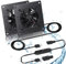Xiaoqijia Dual 80mm Cabinet Cooling Fan - USB 5V/DC 12V Power, IPX5 Waterproof, 10-Speed Quiet System, 4 Size for Home Theater AV Cabinets, Greenhouse, Kennel & Computer Cooling (2 Fans)