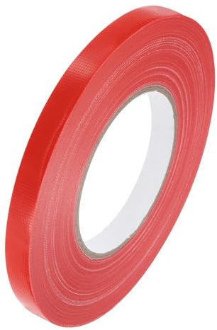 QUARKZMAN Bunte Bastel-Gaffa-Klebebandrollen Rot 1/2 X 60 Yards Matte Gaffers DIY Fotoalben für Geschenkdekoration Hintergrundkabel Bodenverklebung 1 Stück