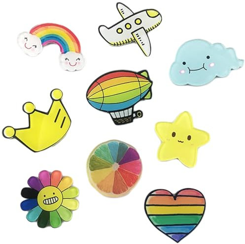 9 Pezzi Calamite Frigorifero Lavagna per bambini Simpatici Magneti Calamite Animali per Bambini Adatti per la Decorazione della Scuola Materna, della Casa e dell'Aula