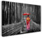 Printistico Leinwandbild (120x80cm) Japanische Geisha im Kimono - Asien Fotografie, echter Holz-Keilrahmen inkl. Aufhänger, handgefertigt in Deutschland