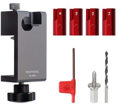 Jig metrico regolabile per tasselli 8/10/12/14 mm 5/16 3/8 1/2 con carburi rotondi tenoni che fanno strumento