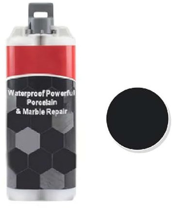 Generic Ceramic Tile Repair Kit, Black - Paste, Waterproof, UV Resistant, Temperature Durable, Long-Lasting Results, Ideal for Sinks, Toilets, Bathtubs, Porcelain, Marble & Tiles