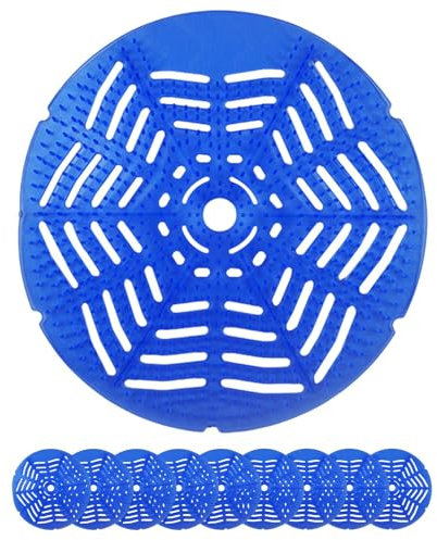 Cleaner Urinal Deodorizer, 10x Stain Remover Screen, Pads Toilet Cleaner Long-Lasting, Reduce Urinal Cake, About 15.5cm, Blue, Green, Red, Economical and Efficient
