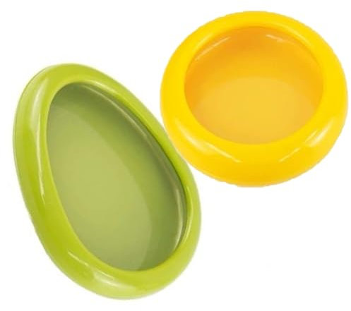 SQYDFDC 2/4 piece set of refrigerator fruit and vegetable crisper, avocado silicone crisper, tomato crisper, onion crisper, refrigerator lemon crisper. green and yellow TPU material