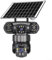 Caméra de sécurité à énergie solaire, caméra extérieure WiFi avec 8000 MA, 360 degrés 360 degrés intelligence sans fil pour la maison ou le bureau (noir)