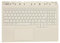 RTDPART Laptop PalmRest&keyboard For Lenovo Legion 5 Pro 16IAH7H English US 5CB1F38556 With Backlight Touchpad White New