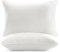 Promo Linge Lot de 2 Oreillers Doux Microfibres Moelleux Réglable en Hauteur, Rembourrage Polyester, Plusieurs Tailles (Blanc, 50x70 cm)