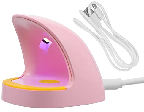 Homoyoyo Lampada LED per Unghie Portatile Mini 6w Design Maneggevole e Doppia Lunghezza D'onda 365nm 405nm per Asciugatura Rapida del Gel UV