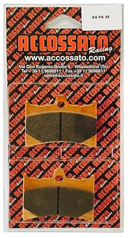 Accossato AGPA33ST-9 Pastiglia Freno per Aprilia > Rs 125, 125 (1999-2005)