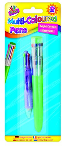 ART BOX Multi Coloured Pens 1 x 10 & 1 x 4 Colour Pens