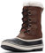 Sorel 1964 Pac Nylon WP, Stivali da Neve Impermeabili, Uomo, Tobacco/Black 2023/2024, 41 EU