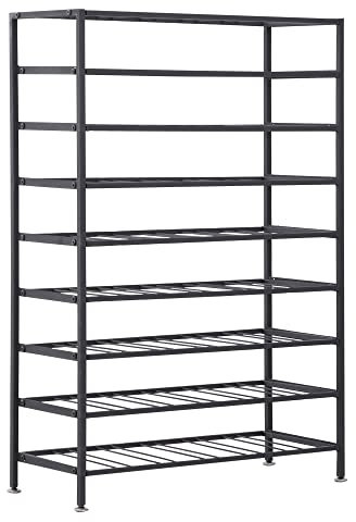 HOMCOM Étagère à vin Rack pour Bouteilles Range-Bouteilles capacité 54 Bouteilles dim. 63L x 25l x 91H cm métal Noir