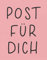 May and Berry Holzstempel - Post für dich, 35x45mm
