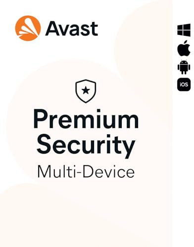 Avast Premium Security 2025 - Antivirenschutz für Windows, MacOS, iOS und Android | 10 Geräte | 1 Jahr | PC/Mac/Android/iOS