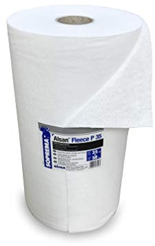 ALSAN PMMA VLIES FLEECE 110P | perforiertes Spezialkunstfaservlies mit 110,0 g/m² Flächengewicht (Abm.: 35 cm x 50 Meter)
