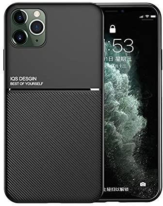 Kepuch Mowen Hülle Hüllen Case Eingebaute Metallplatte für iPhone 11 - Schwarz