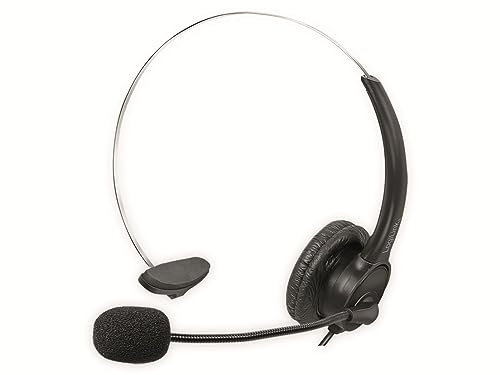 LogiLink HS0056 - Mono Headset, 1x USB-A-Stecker, Mikrofon, Mittel