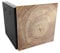 ALLboards Schlüsselkasten Schlüsselbox Baumstamm Natur Baumkern Glas Glasboard Magnettafel Memoboard - 30x30x4,7cm,50 Haken, Neodym-Magnete Schlüsselschrank