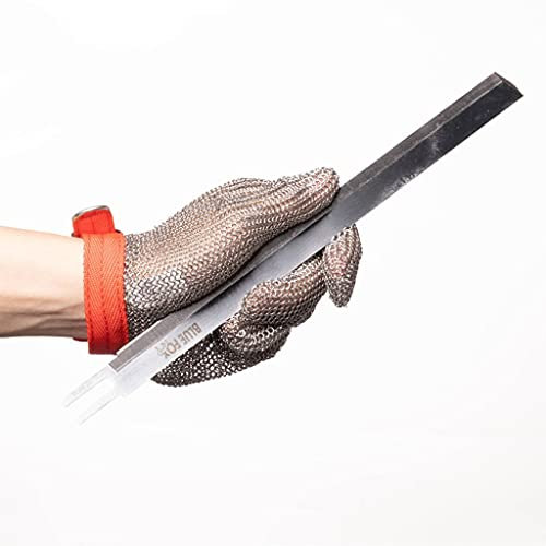 Gant Anti Coupure WXYZ Gants résistants aux Files métalliques, Gants de Travail de sécurité de la Cuisine de la Cuisine, commun for Les Mains Gauche et Droite (Color : 10pcs/S)