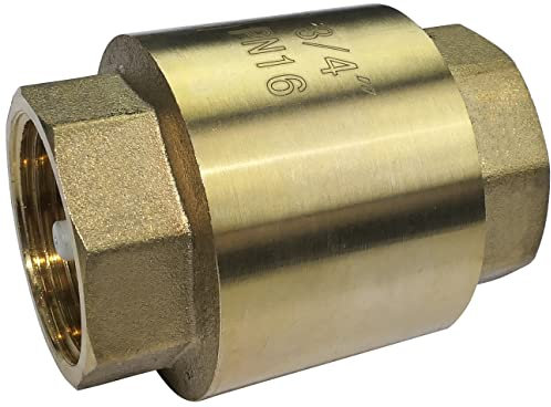 AERZETIX - C53446 - Universal rückschlagventil PN16-3/4'' zoll - gewinde weiblich-weiblich - aus messing - hydraulischen anlage - wassersystems