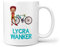 TeHe Gifts Funny Gift for Lycra Wanker Present Bike Cycling Gifts Mug for Him Her