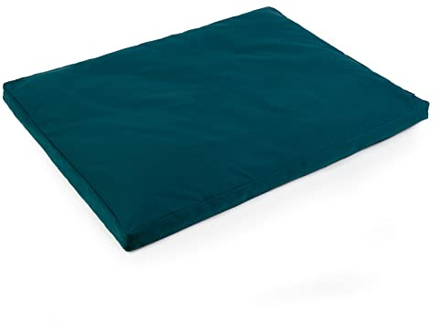 Yoga Studio European Organic Zabuton Meditation Cushion (Teal)