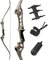 Bogenschießen 60 Zoll Recurve Bogen Aluminium Takedown Recurve Bogen 30-70lbs Jagdbogen Erwachsenen Langbogen Kit für die Jagd-Schießpraxis (55lbs, Camo)