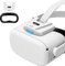 NVNV VR Fan for Oculus Quest 2 - Anti-fogging Air Circulation Cooler Fan with Facial Interface, Sweat-Proof Face Cover, Suitable for Fitness, Workout & Intense VR Games, White