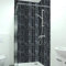 DRUCK-EXPERT Premium Duschrückwand 0,4 mm selbstklebendes Hart-PVC, Größe:2 x B 103 x H 100 cm Querformat, Muster:Wasserfall Wand