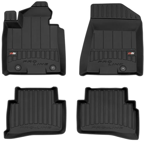 SMK Gummimatten auto fußmatten Satz passend für Hyundai Tucson III 2015-2020 Erleben Sie einen neuen Standard des Reisens mit rutschfesten auto fussmatten - Mehrjahres- auto teppiche für alle Straßenv