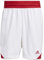 adidas Herren Basketball Icon Squad Short Aeroready, White/Team Power Red, S Tall