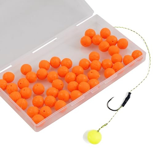 Pop-Up Boilies Schwimmender Köder Karpfen Angeln 50stk Karpfenköder Angeln Schaumstoffkugeln Blinker Angelzubehör Karpfenangeln Köder Schwimmende Kugel Perlen Feeder