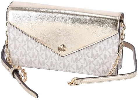 Michael Kors Jet Set Travel Crossbody Bag (Crème Multi), Crème Multi, Large