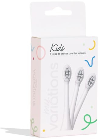MyVariations – 3 elektrische Zahnbürstenköpfe für Kinder [Dupont-Nylon]