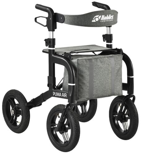 Mobilex Puma Air Outdoor Rollator schwarz