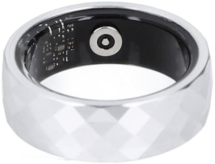 Smart Ring Health Fitness Tracker für Männer, IP68 Wasserdichter Bluetooth-Schlafmonitor, Modische Sport-Smart-Ringe für Herzfrequenzmonitor, Schlaf, Pedomete (18#)