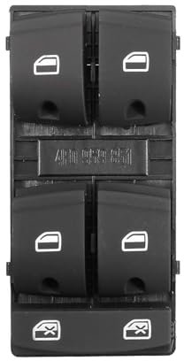 MENGCH Auto Glas Regler Schalter Fenster Element Ersatz Schalteinheit, Compatible for Audi A3 A6 Q7 4F0959851