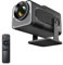 hnkhpkl HY320 Mini Newly Native 720P Android 11 4K Projector 300ANSI Wifi6 BT5.0 Cinema Outdoor Portable 180° Rotable Projector