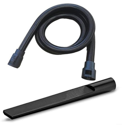 ZYNCUE Tuyau extra long et suceur plat pour aspirateurs Karcher NT20 30 WD1 WD2 WD3 WD4 WD5 WD6, tuyau de 2,5 m/3,5 m avec double manchette pivotante (2,5 m)