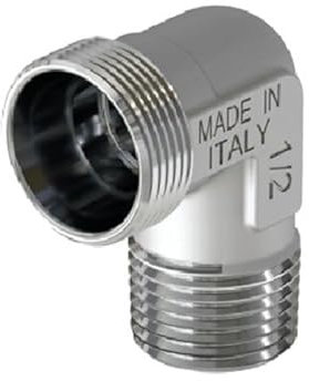 RACCORDO CURVO MASCHIO CROMATO 3/4-24X19 fil (D.16)
