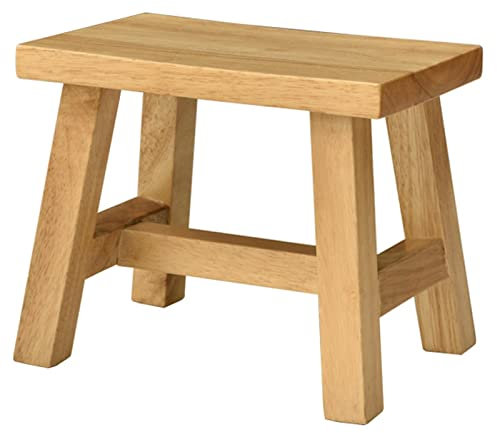 Panca da doccia antiscivolo in legno per adulti e anziani, sgabello da bagno impermeabile e sedia da spa, elegante sedile per vasca da bagno, soggiorno, camera da letto, cucina (27 x 22 x 26 cm)