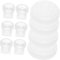 NIYANGLE 1Set Silicone Duckbill Valves Diaphragm for Breast Pumps Easy to Clean Parts Compatible with Momcozy Duckbill Valves Diaphragms