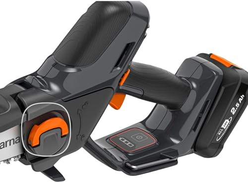 Husqvarna Aspire PE5-P4A Akku-Hochentaster 18V mit 4Ah Akku und Ladegerät, Mini-Kettensäge mit Teleskopstiel bis 1,7 m, Astsäge für Baumschnitt, POWER FOR ALL Alliance System