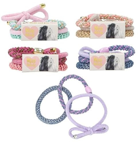 3x 3er Haargummi-Set von Miss Melody: toll im Haar und als Armschmuck