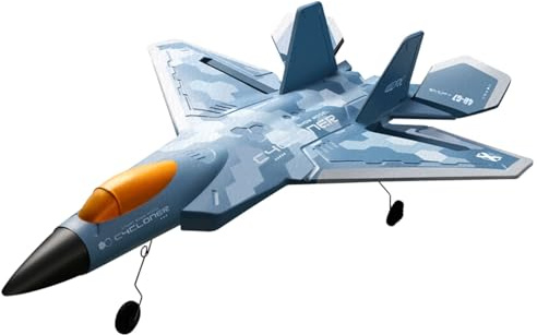 AUTOFigure G7 Avion Télécommandé, Avion RC 4 Canaux Avion Télécommandé-Avion RC F-22 pour Débutants Adulte avec Système De Stabilisation Xpilot & Acrobatique-G7||4Pcs Battery