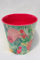 Rice Melaminbecher Tropic, Farbspiel mint, grün, pink, koralle: innen pink, Größe 9 x 9 cm