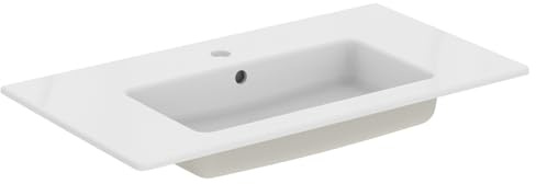 Bathroom Vanity Basin - Ideal Standard Eurovit+ 80cm Vanity Basin, 1 tap Hole, E066901, White