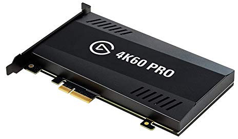 Elgato Game Capture 4K60 Pro - Carte de Capture en 4K à 60 FPS avec Technologie de Latence Ultra Faible pour Enregistrement de Gameplay de PS4 Pro et Xbox One X, PCIe x4